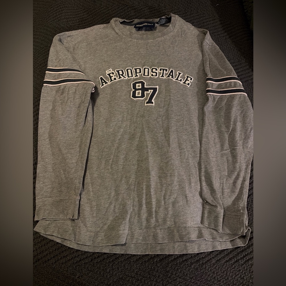 Aeropostale Charcoal Long Sleeve Tee